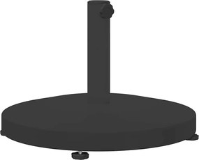 vidaXL Bază pentru umbrelă Negru 48 x 48 x 32 cm