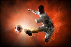 Tablou - Fotbalistul (90x60 cm)