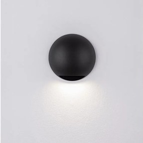 Aplica exterior cu iluminat jos LED IP65 PASSO negru
