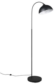 Lampadar negru cu abajur din metal (înălțime 170 cm) Sierra – Trio