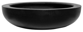 Ghiveci de flori Monique, culoare negru, dimensiuni multiple - PotteryPots mărimea: L - v. 12 cm, ⌀ 43.5 cm