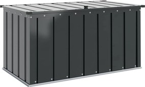 vidaXL Cutie de depozitare pentru grădină Negru 101 x 56,5 x 50 cm