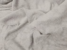 Cearsaf frote MOLTON gri deschis 180 x 200 cm