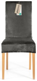 Huse gri 4 buc. elastice pentru scaun 48 cm Sento – Restilo