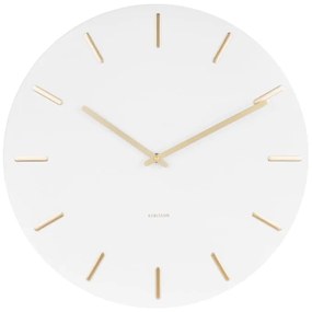 Ceas de perete Karlsson Charm, alb