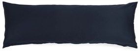 Faţă de pernă 4Home, pentru pernă de relaxare Soţ de rezervă, satin albastru închis, 50 x 150 cm