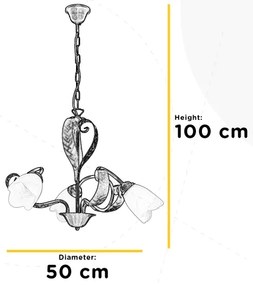 Lustră pe lanț SONIA 3xE14/6W/230V ONLI