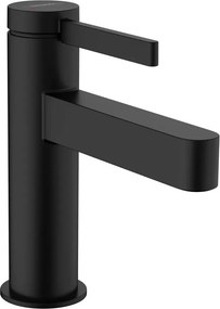 Baterie lavoar monocomanda Hansgrohe Finoris 100 cu ventil Pop-Up negru