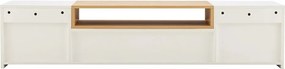 Comoda TV suspendata LOFT 160cm natur/ alb