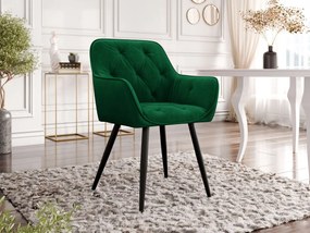 Scaun sufragerie Alunax (Verde + Negru) . 1103364