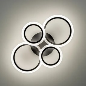 Lustră LED dimabilă aplicată Brilagi ORBITS LED/50W/230V 3000-6500K antracit + telecomandă