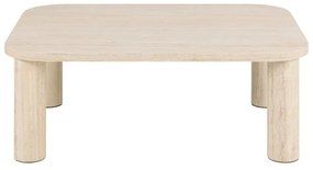 Măsuță de cafea bej cu aspect de marmură 75x100 cm Solano – Actona