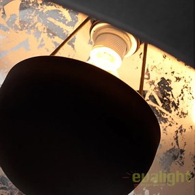 Lustra moderna, Pendul negru/ argintiu diametru 35cm, Studio A-36595 VC