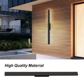 Brilagi - Aplică de perete LED pentru exterior LUNA LED/24W/230V 3000K IP65 negru