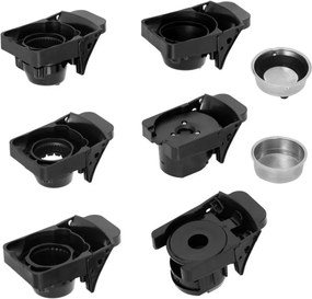 La mâna a doua: Espressor cafea macinata si capsule 9 in 1 Camry CR 4414, 3000W, 19 bar, Negru/Alb
