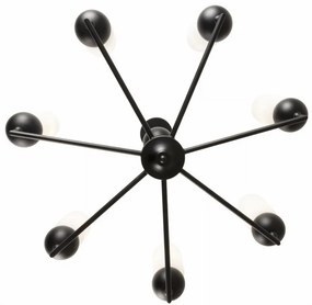 Candelabru modern cu 7 brate Nova Black