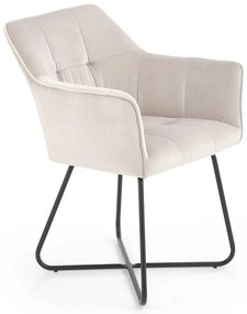 Scaun K377 velvet bej