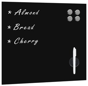 vidaXL Tablă magnetică de perete, 40 x 40 cm, sticlă