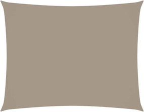 vidaXL Parasolar, gri taupe, 3x4 m, țesătură oxford, dreptunghiular