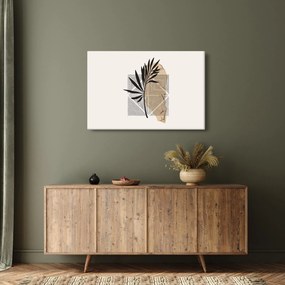 Tablou - Abstracție cu frunze tropicale N⁰1 (90x60 cm)