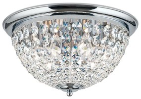 Plafoniera cristal Asfour design elegant lux PLAFOND D-47cm crom