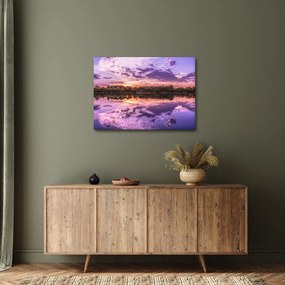 Tablou cu cerul violet (70x50 cm)