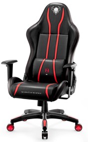 Scaun gaming Diablo X-One 2.0 King Size: negru-roșu