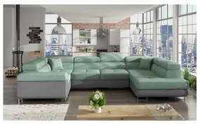 Colțar Letto 202cm verde