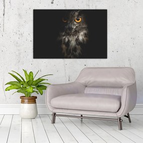 Tablou cu bufnița (90x60 cm)
