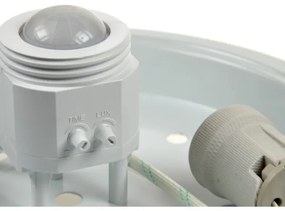 Plafonieră cu senzor PLAFON 2xE27/80W/230V