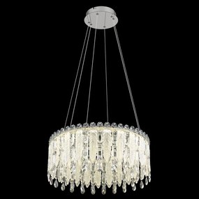 Lustra LED suspendata cu telecomanda KLUNKA crom