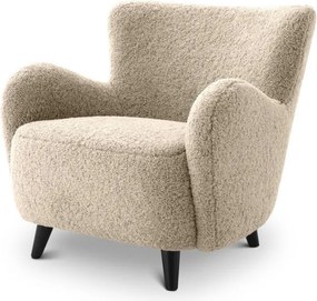 Fotoliu design elegant LUX Svante, sand 114573 HZ
