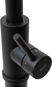 Baterie de bucătărie Rea Fresh Touch Black Matt