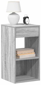 vidaXL Noptiera cu sertar Gri Sonoma 35x34x66,5 cm