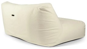 Fotoliu bean bag crem cu tapițerie din țesătură bouclé Sofa Tube 190 – SLOWDOWN