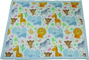 Pătură pentru copii albastru-deschis 80x100 cm – OYO kids