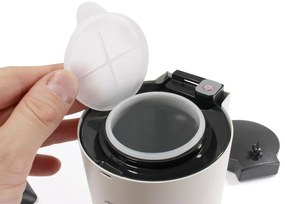 Dozator de săpun lichid fără atingere Donner Round 700 ml, oțel inoxidabil mat