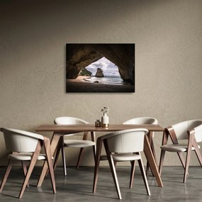Tablou pe sticlă din peșteră, Noua Zeelanda (70x50 cm)