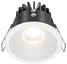 Spot LED incastrabil design tehnic IP65 Zoom alb 6cm