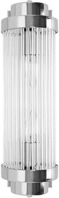 Moosee Column plafonier 2x40 W transparent-argint MSE010100360