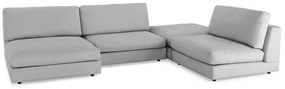 Colțar modular Seattle L108350x230x87cm, Picioare: Plastic