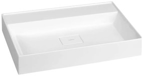 Sapho - Lavoar suspendat GODIVA 68x44 cm marmură/alb