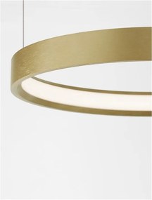 Lustra LED suspendata design modern circular PERRINE D-40cm aurie