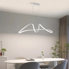 Brilagi-LED Lustră suspendată reglabilă pe cablu TWISTER LED/60W/230V 3000-6000K albă+telecomandă