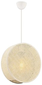 Pendul cu cablu BIG DRUM 1xE27/60W/230V, crem