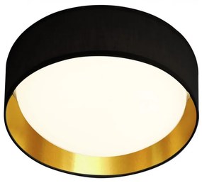 Lustra LED moderna Ã37cm Gianna negru/auriu 9371-37BGO SRT