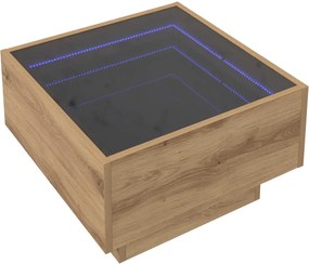 vidaXL Masă de cafea stejar artizanal 50 x 50 x 30 cm Lemn compozit