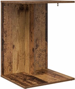 vidaXL Masă laterală Lemn vechi 45 x 40 x 62,5 cm Lemn compozit