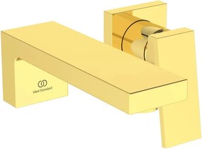Baterie lavoar incastrata Ideal Standard Atelier Extra 160 auriu periat fara corp ingropat