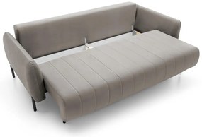 Canapea trei locuri Newbie  (gri + negru). 1099245